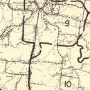 Vintage Map of Williamson County, Tennessee 1959