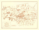 Vintage Map of Knox County, Tennessee 1937