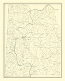 Vintage Map of Franklin County, Missouri 1904