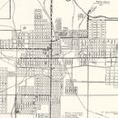 Vintage Map of Joplin, Missouri 1923