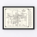 Vintage Map of Joplin, Missouri 1923