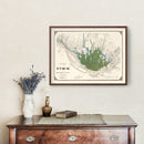 Vintage Map of Saint Louis, Missouri 1884