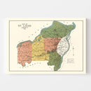 Vintage Map of St. Louis County, Missouri 1912
