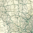Vintage Map of Wisconsin 1927