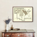 Vintage Map of Bay View, Wisconsin 1919