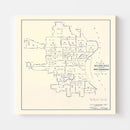 Vintage Map of Milwaukee, Wisconsin 1931
