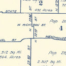 Vintage Map of Milwaukee, Wisconsin 1931