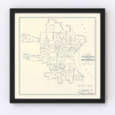 Vintage Map of Milwaukee, Wisconsin 1931