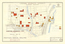 Vintage Map of Milwaukee, Wisconsin 1957