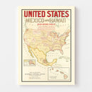 Vintage Missions of the Methodist Episcopal Church Map 1898