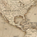 Personalized World Map Wall Art – Customizable Push Pin Map by MyGreatCanvas | Canvas Wall Art Prints | Photo Prints & Wall Decor