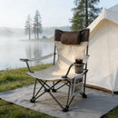Outdoor Folding Camping Chair with Adjustable Recline by HouseOfZazla
