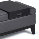 Oregon - Contemporary Storage Ottoman Bench With Tray by Unique Piece Furniture