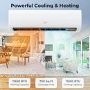 11500 BTU 115V Mini Split Air Conditioner and Heater Pump System Wifi Enabled by LJGDeals