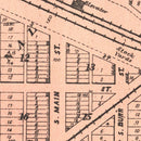 Vintage Map of Towns of Bolton and Andover, Connecticut 1869
