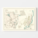 Vintage Map of Carrollton, Illinois 1873