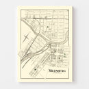 Vintage Map of Milesburg, Pennsylvania 1874