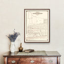 Vintage Map of South Chester, Pennsylvania 1875