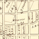 Vintage Map of North Chester, Pennsylvania 1875