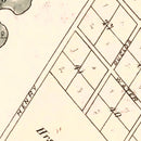 Vintage Map of Prairie and Rocher, Illinois 1875