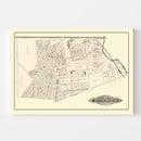 Vintage Map of Chambersburg, New Jersey 1875