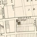 Vintage Map of Chambersburg, New Jersey 1875