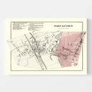 Vintage Map of Port Leyden Township, Lewis County, New York 1875