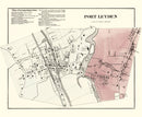 Vintage Map of Port Leyden Township, Lewis County, New York 1875