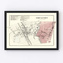 Vintage Map of Port Leyden Township, Lewis County, New York 1875