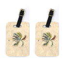 Palm Tree Luggage Tag