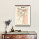 Vintage Map of Montague Township, Lewis County, New York 1875