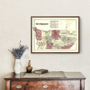 Vintage Map of New Bremen Township, Lewis County, New York 1875