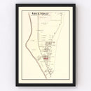 Vintage Map of Greendale, Indiana 1875