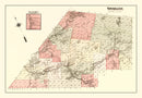 Vintage Map of Rockland Township, Sullivan County, New York 1875