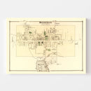 Vintage Map of Monticello Township, Sullivan County, New York 1875