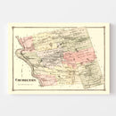 Vintage Map of Cochecton Township, Sullivan County, New York 1875