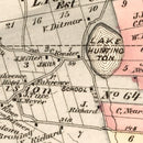 Vintage Map of Cochecton Township, Sullivan County, New York 1875