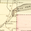 Vintage Map of Tusten Township, Sullivan County, New York 1875
