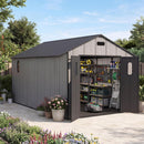 8x16ft Resin Outdoor Storage Shed