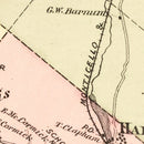 Vintage Map of Forestburgh Township, Sullivan County, New York 1875