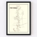 Vintage Map of Port Morris, New Jersey 1876