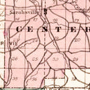 Vintage Map of Noble County, Ohio 1876