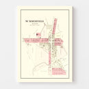 Vintage Map of Summerfield, Ohio 1876