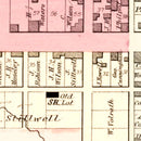 Vintage Map of Summerfield, Ohio 1876