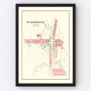 Vintage Map of Summerfield, Ohio 1876