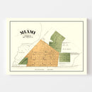 Vintage Map of Miami Township, Saline County, Missouri 1876