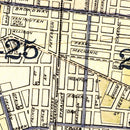 Vintage Map of Paterson, New Jersey 1877