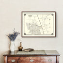 Vintage Map of Clifton, New Jersey 1877
