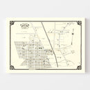 Vintage Map of Clifton, New Jersey 1877