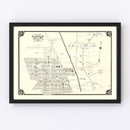 Vintage Map of Clifton, New Jersey 1877